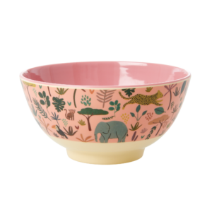 Kinderschüssel Dschungel - rosa